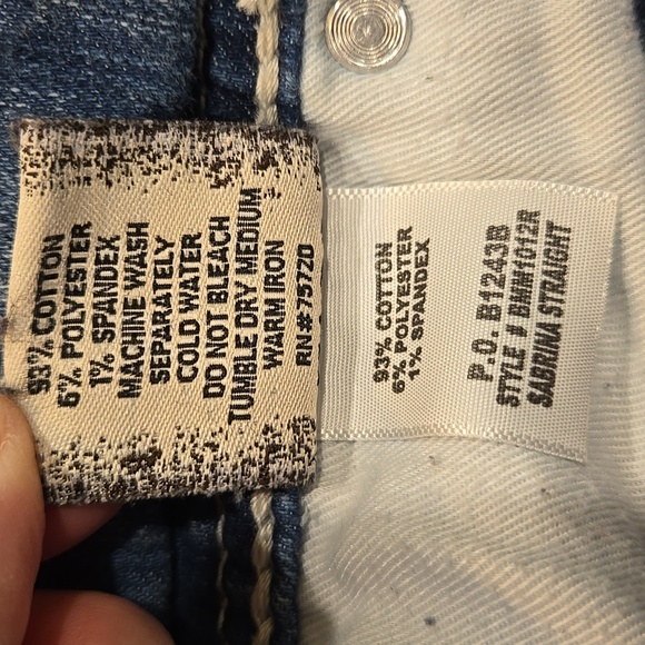 BKE Women's Straight Leg Jeans - Dark Blue - Picture 9 of 16